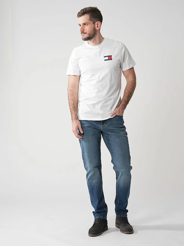 Tommy Jeans T-shirt à Manches Courtes Dm0dm20744 White M Homme 9